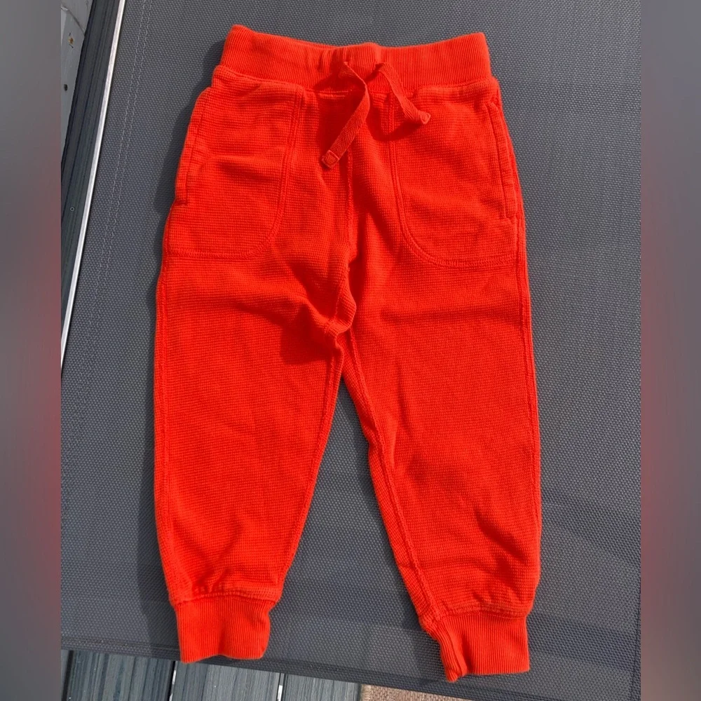 NEW ✨ HANNA ANDERSSON - 100% Cotton Waffle Knit Joggers - 4T